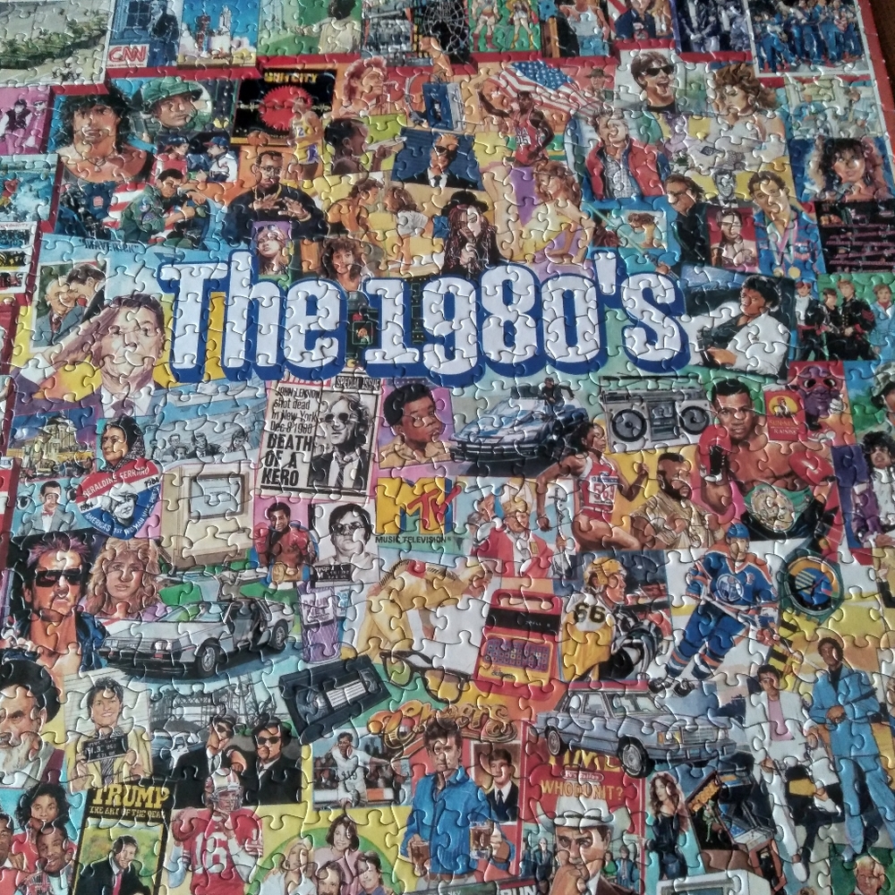 White Mountain 1000pc The 1980's